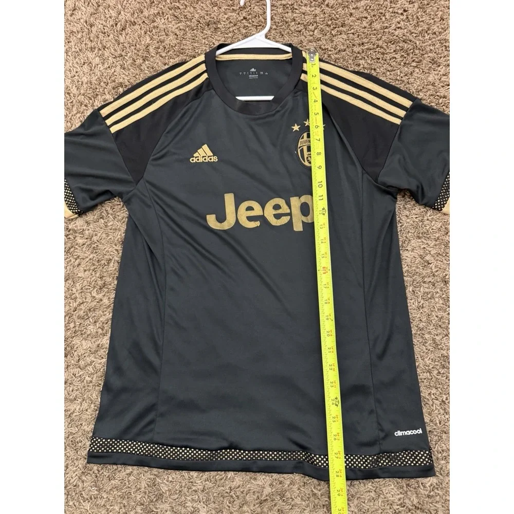 adidas Juventus Mohsen #10 Jersey Football Shirt Black Gold Rare Men's Large